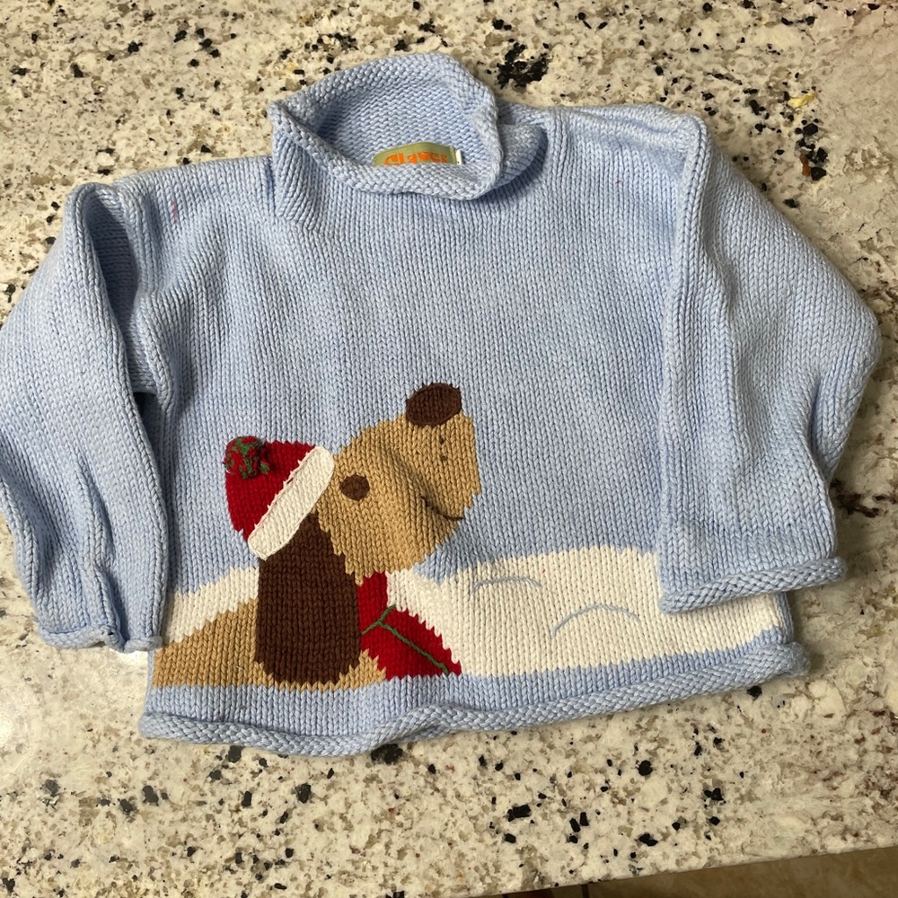 Clauce boys winter sweater, gently used 24m